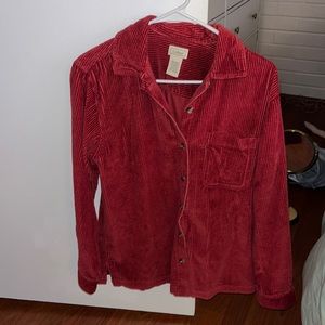 LL Bean Corduroy Shirt